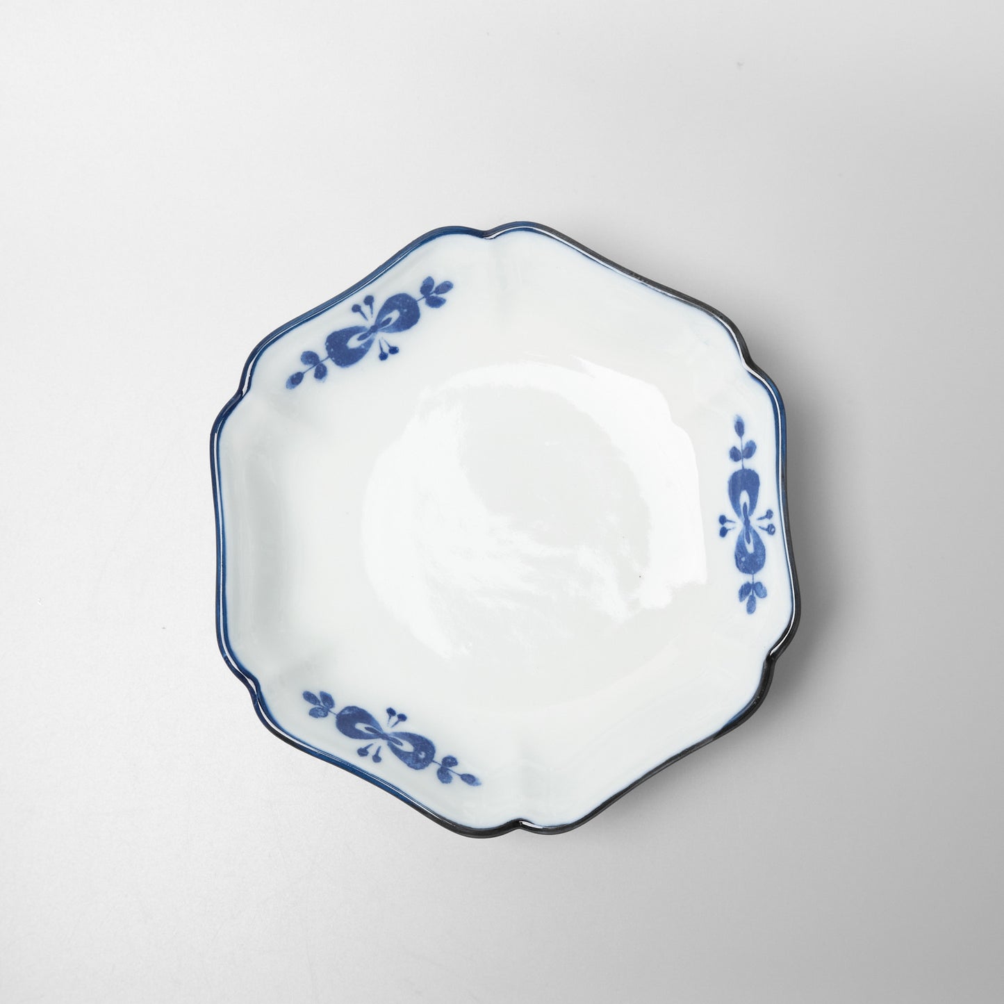 Arita Ware Cup and Saucer - Blue Clover