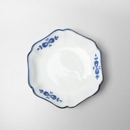 Arita Ware Cup and Saucer - Blue Clover
