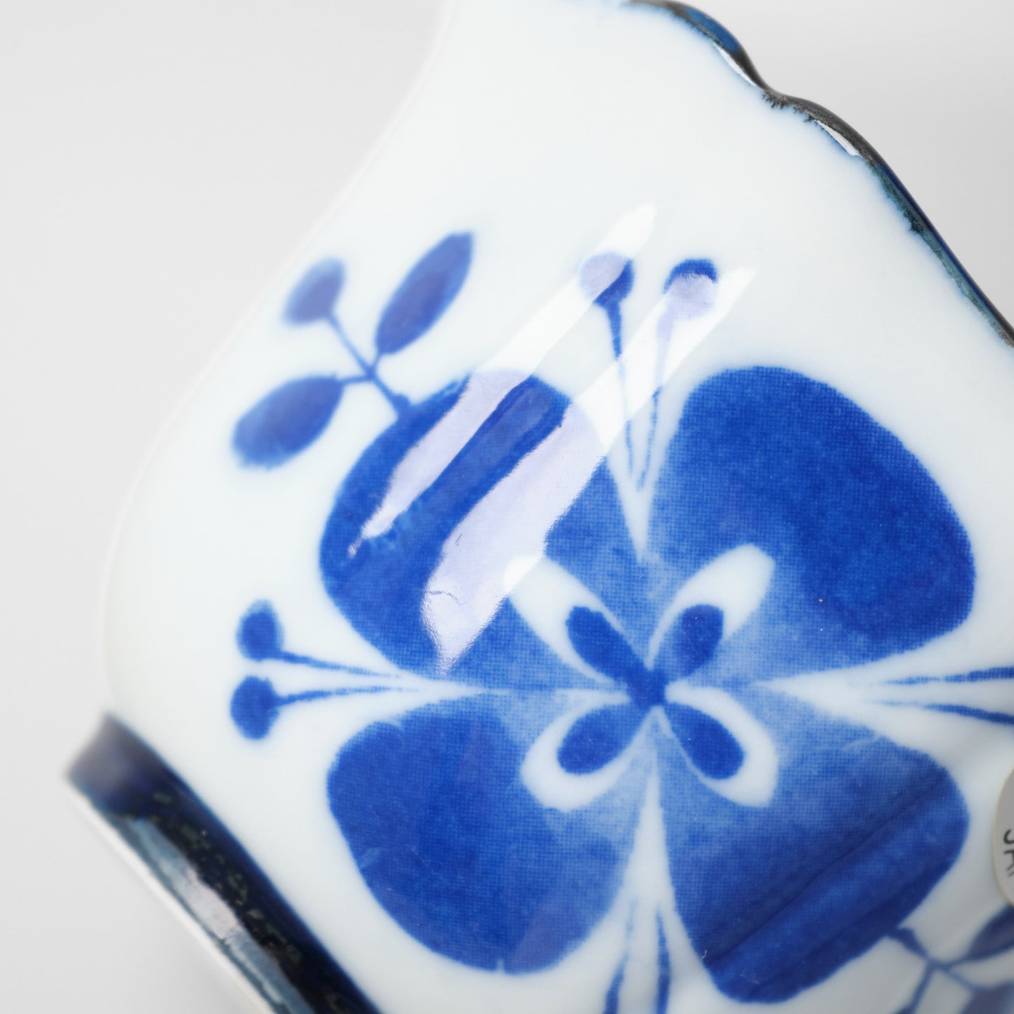 Arita Ware Cup and Saucer - Blue Clover