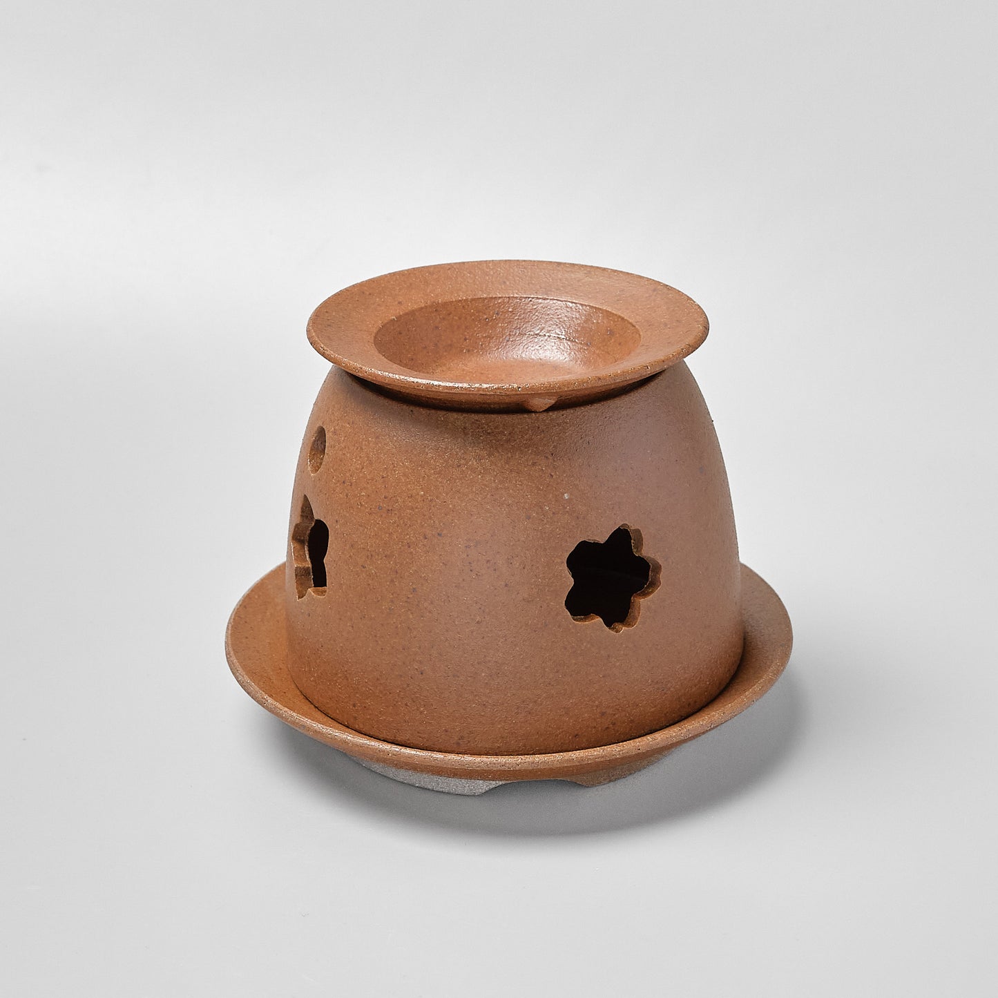 Arita Ware Japanese Ceramic Tea Aroma Burner (Chakōro) - Beckoning Cat