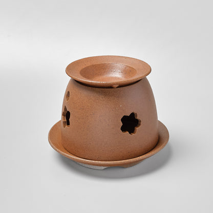 Arita Ware Japanese Ceramic Tea Aroma Burner (Chakōro) - Beckoning Cat