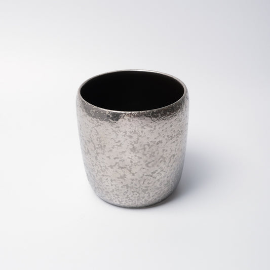 Arita Ware Japanese Whisky Cup - Black Silver