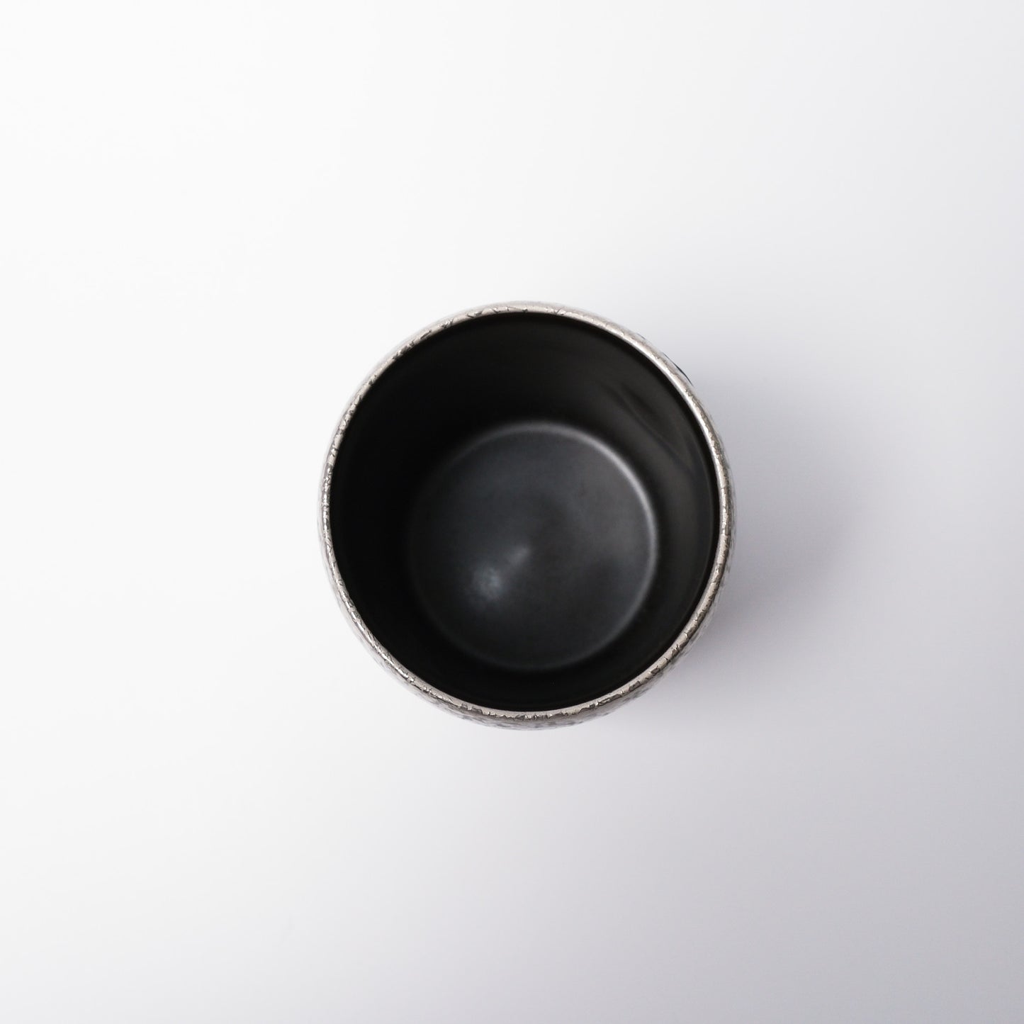 Arita Ware Japanese Whisky Cup - Black Silver