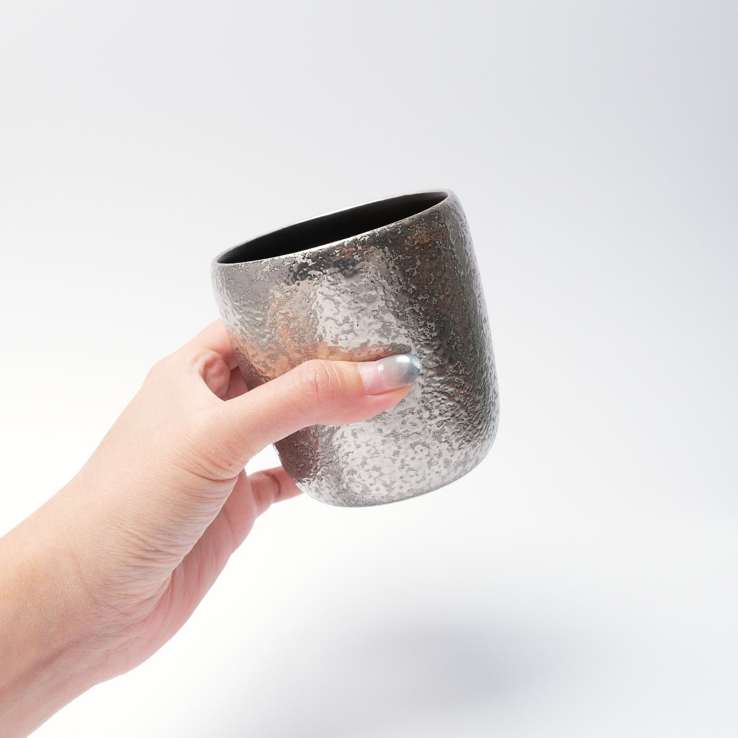 Arita Ware Japanese Whisky Cup - Black Silver