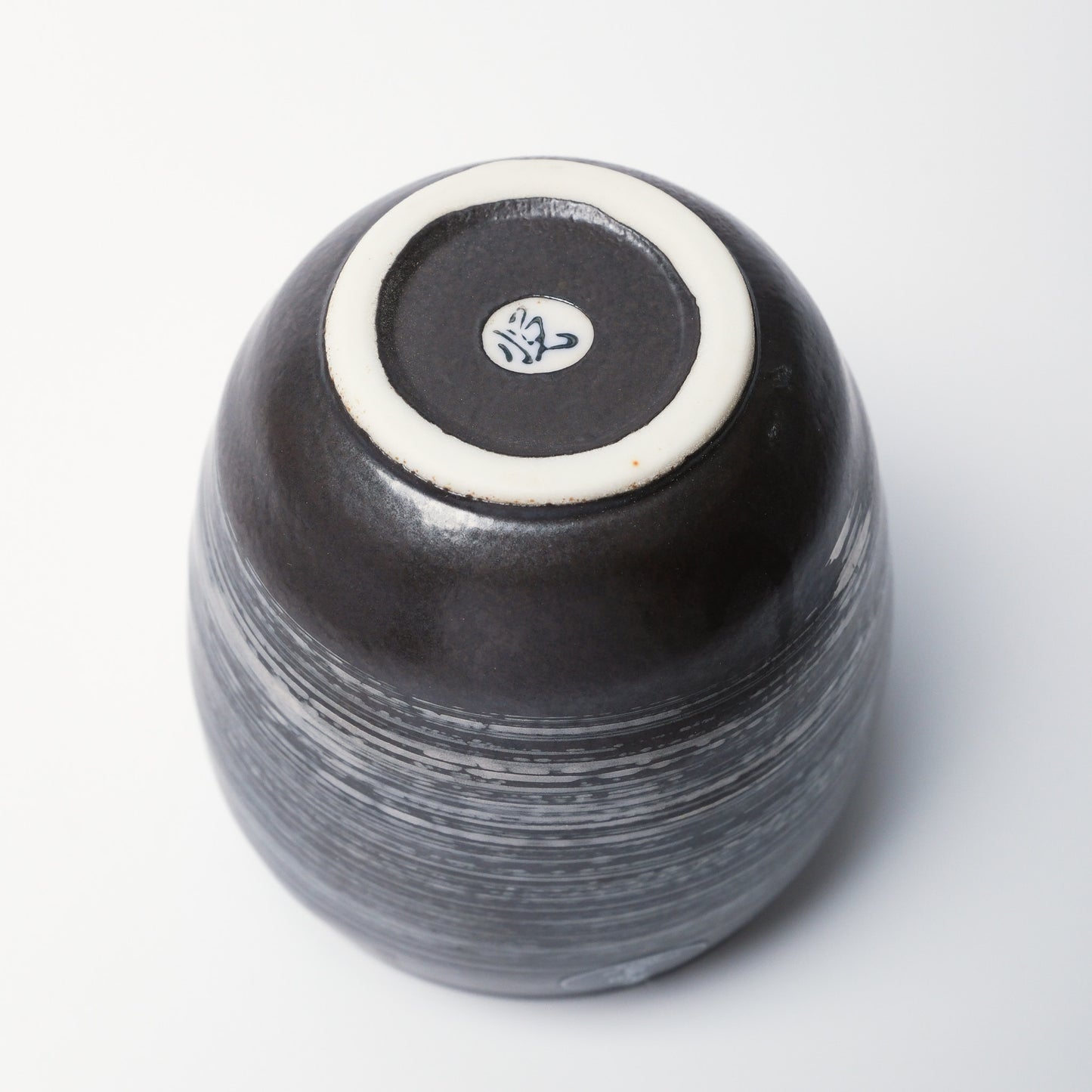 Arita Ware Japanese Whisky Cup – Silver Brushstroke