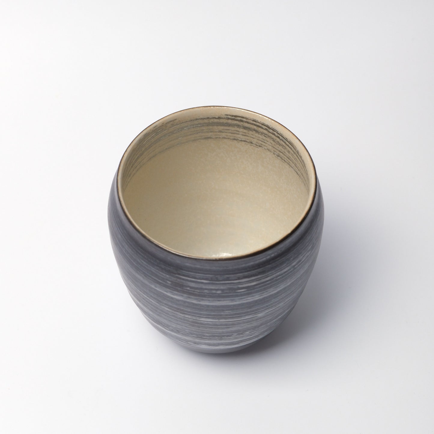 Arita Ware Japanese Whisky Cup – Silver Brushstroke
