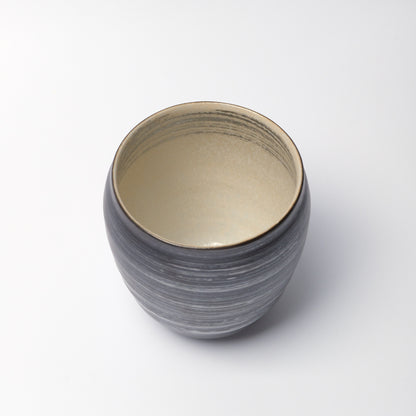 Arita Ware Japanese Whisky Cup – Silver Brushstroke