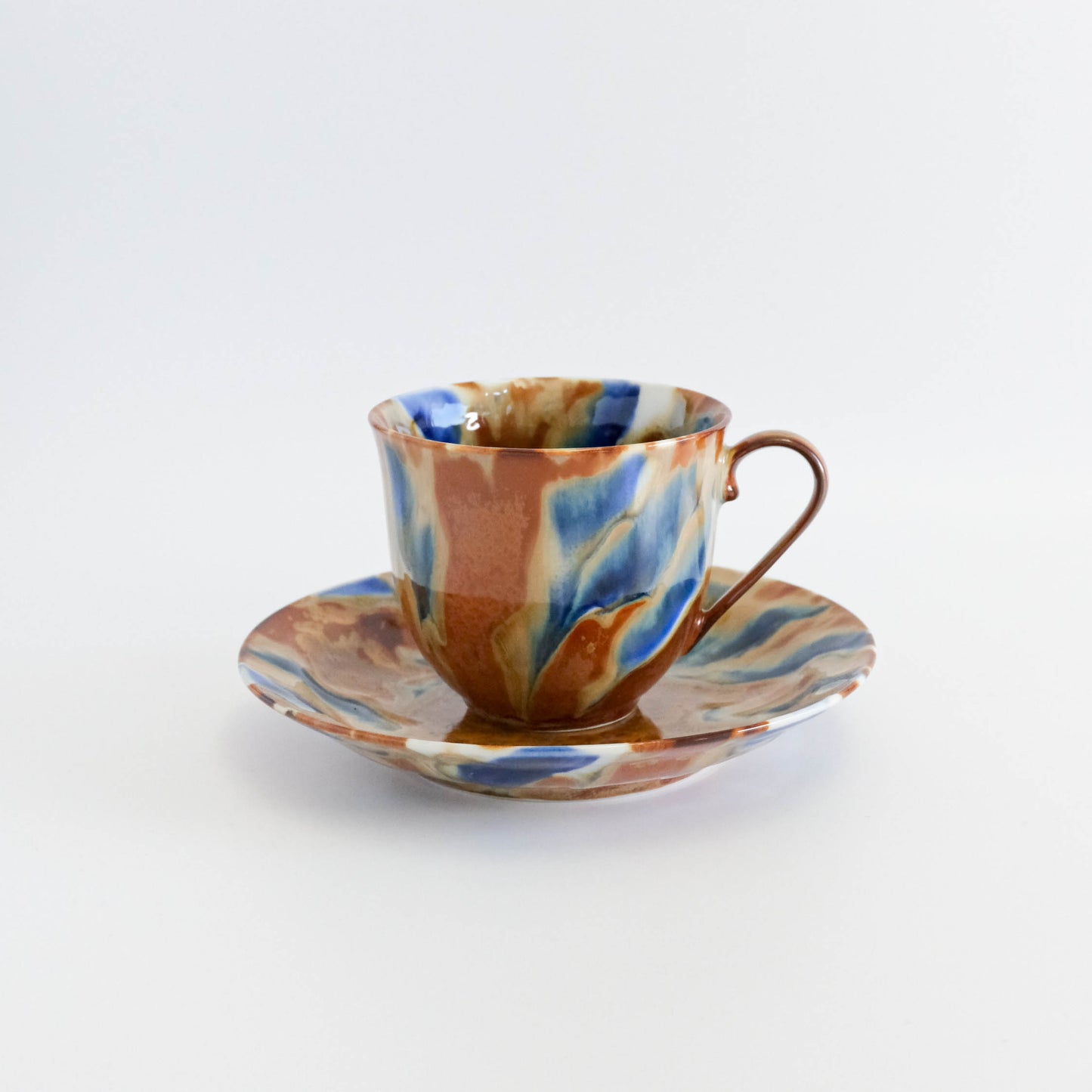 Arita Ware “Kirameki” Coffee Cup & Saucer by Kusuo Baba