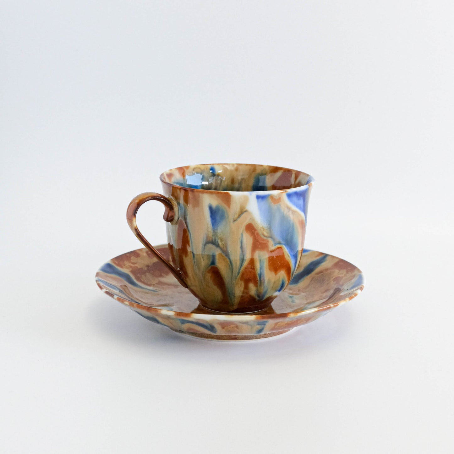 Arita Ware “Kirameki” Coffee Cup & Saucer by Kusuo Baba