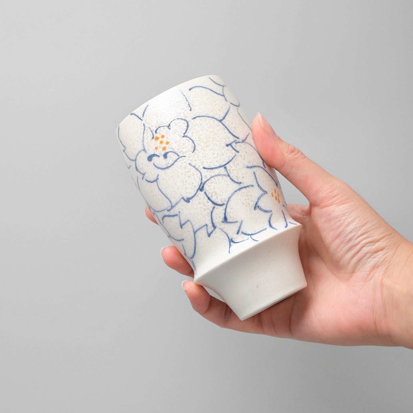 Arita Ware Takumi no Kura Premium Tumbler - Cattleya Flowers