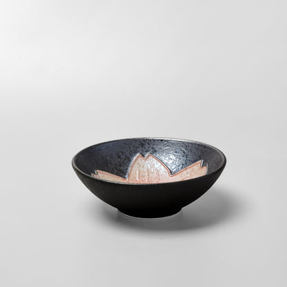 Arita Ware Teapot and Teacup Set - Black Pearl Cherry Blossom