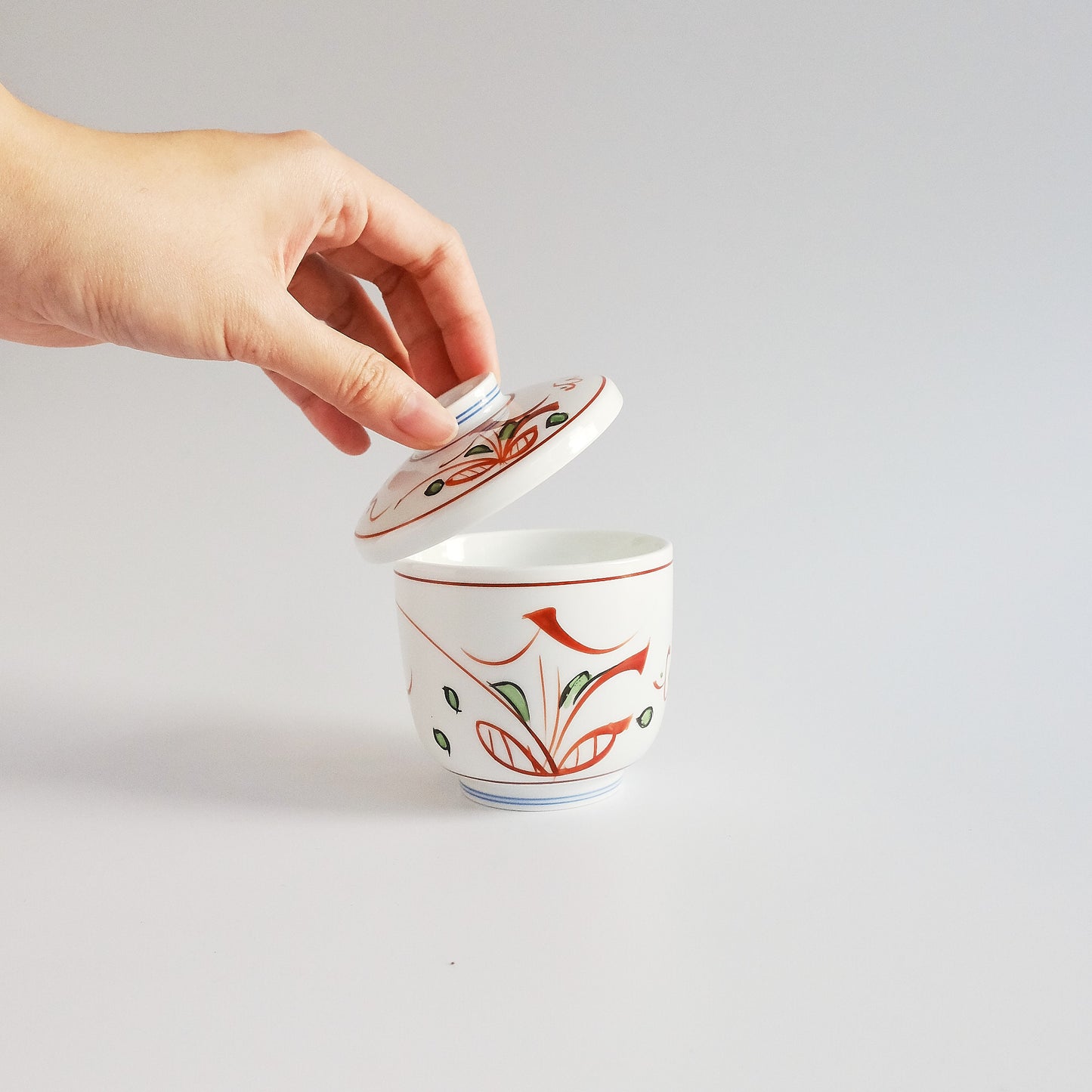 Kyo Flower Hand Painted Chawanmushi Steamed Bowl 150ml