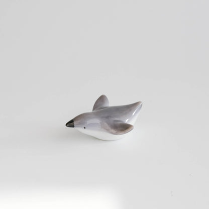 Arita Ware Chopstick Rest - Grey Penguin 