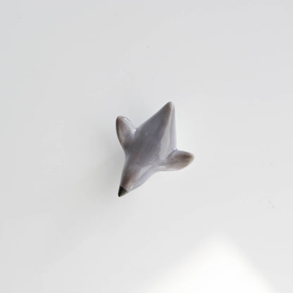 Arita Ware Chopstick Rest - Grey Penguin 