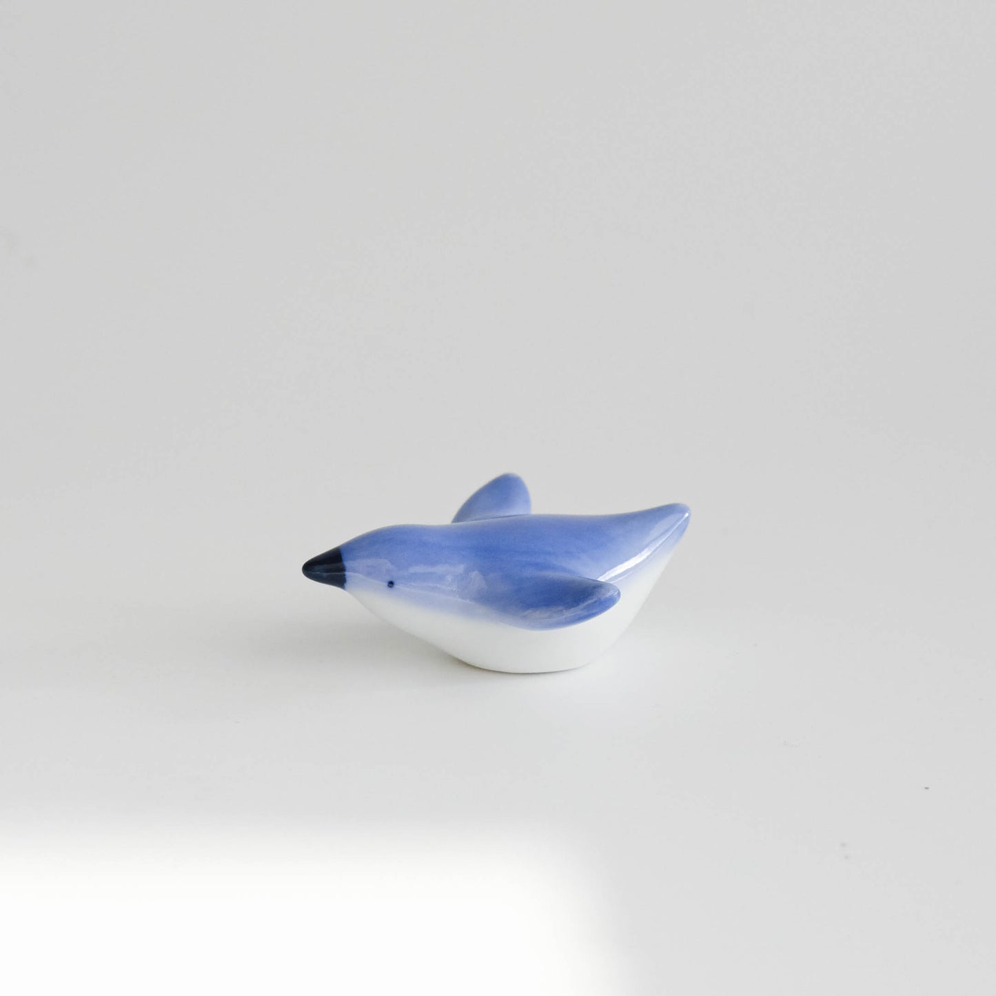 Arita Ware Chopstick Rest - Blue Penguin 