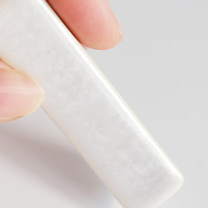 FLEURIR W Chopstick Rest - Crystal White