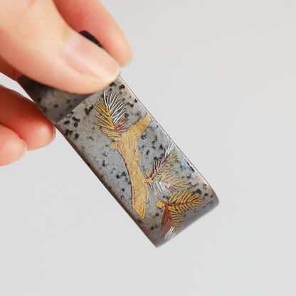 TOUGA Scroll Chopstick Rest - Pine