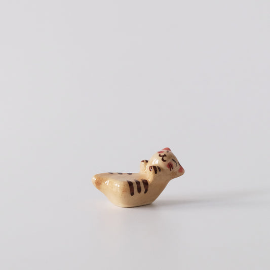 Chopstick Rest - Brown Tiger Cat