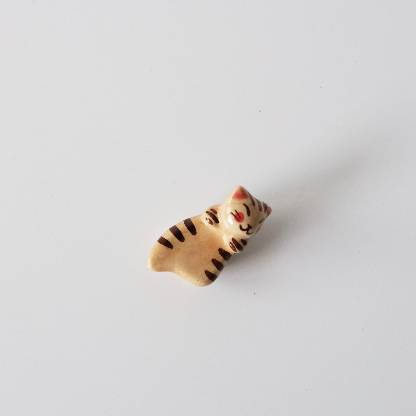 Chopstick Rest - Brown Tiger Cat