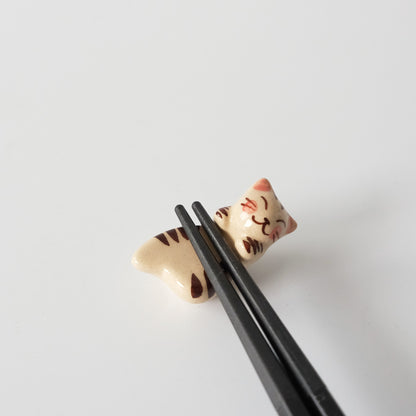 Chopstick Rest - Tiger Cat
