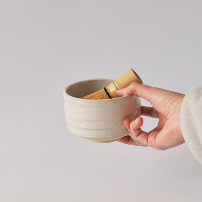 Matcha Tea Bowl 400ml - Beige