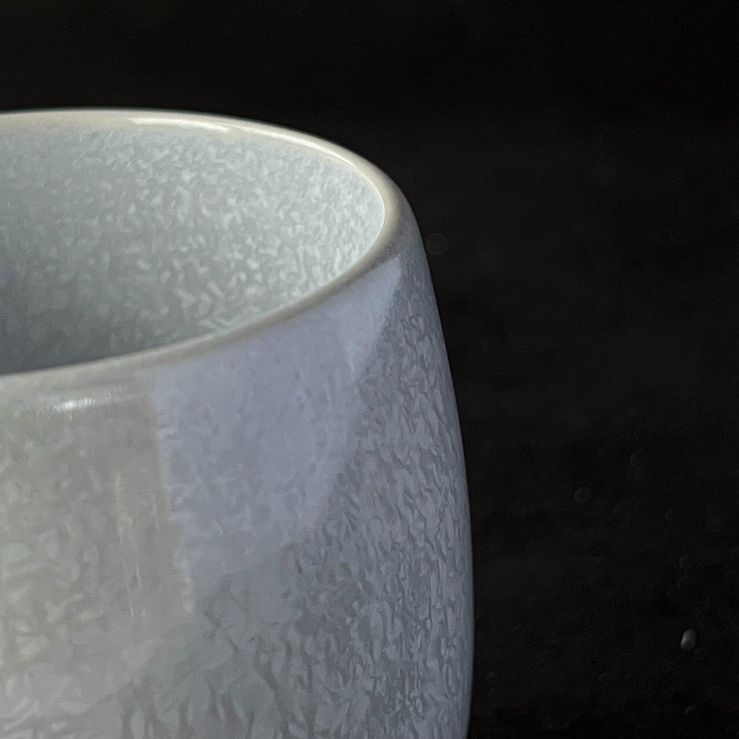 FLEURIR W Porcelain Tea Cup 150ml - Crystal White