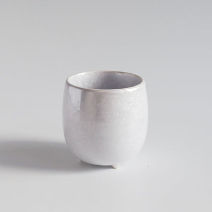 FLEURIR W Porcelain Tea Cup 150ml - Crystal White
