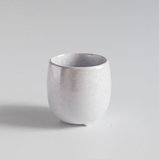 FLEURIR W Porcelain Tea Cup 150ml - Crystal White