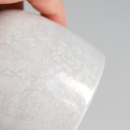 FLEURIR W Porcelain Tea Cup 150ml - Crystal White