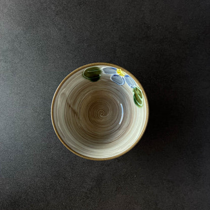 Cherry Blossom Small Rice Bowl 12cm - Red / Blue