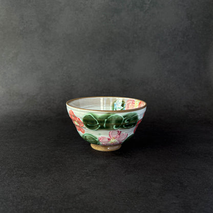 Cherry Blossom Small Rice Bowl 12cm - Red / Blue