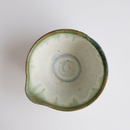 Matcha Bowl with Spout - Pine Moss by Masamura