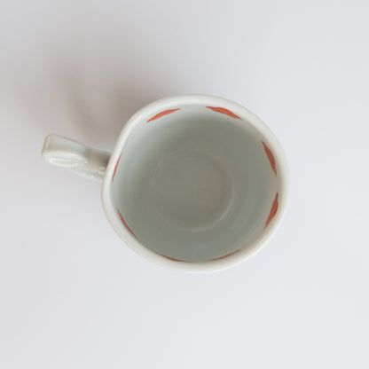 Arita Ware Hand Painted Mug 300ml - Plum and Rabbit