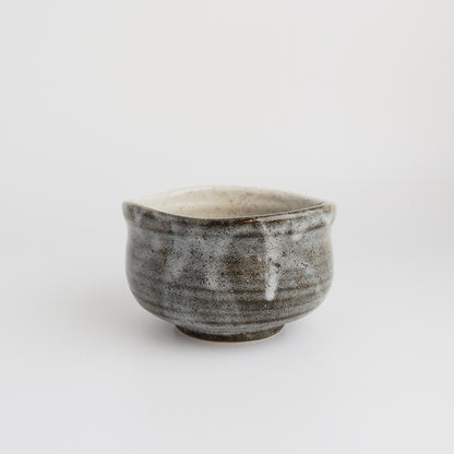 Kutani Ware Matcha Bowl - Kawasemi Kingfisher Bird