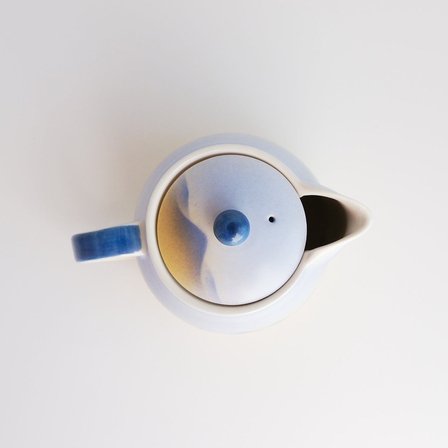 Kutani Ware Yunomi Kyusu Teapot Set - Sansui Mountainscape