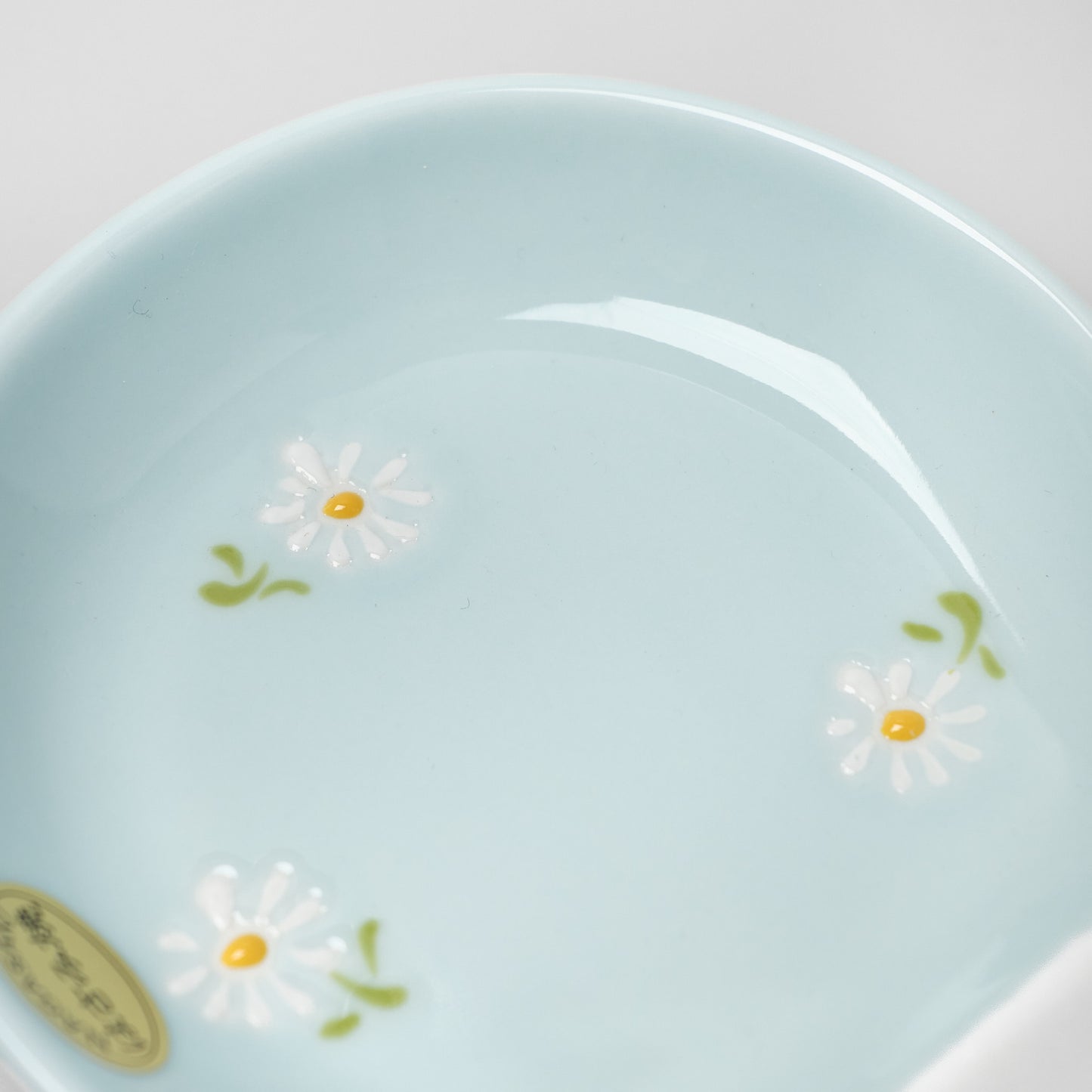 Hasami Ware Double Condiment Dish - Daisy (Blue)