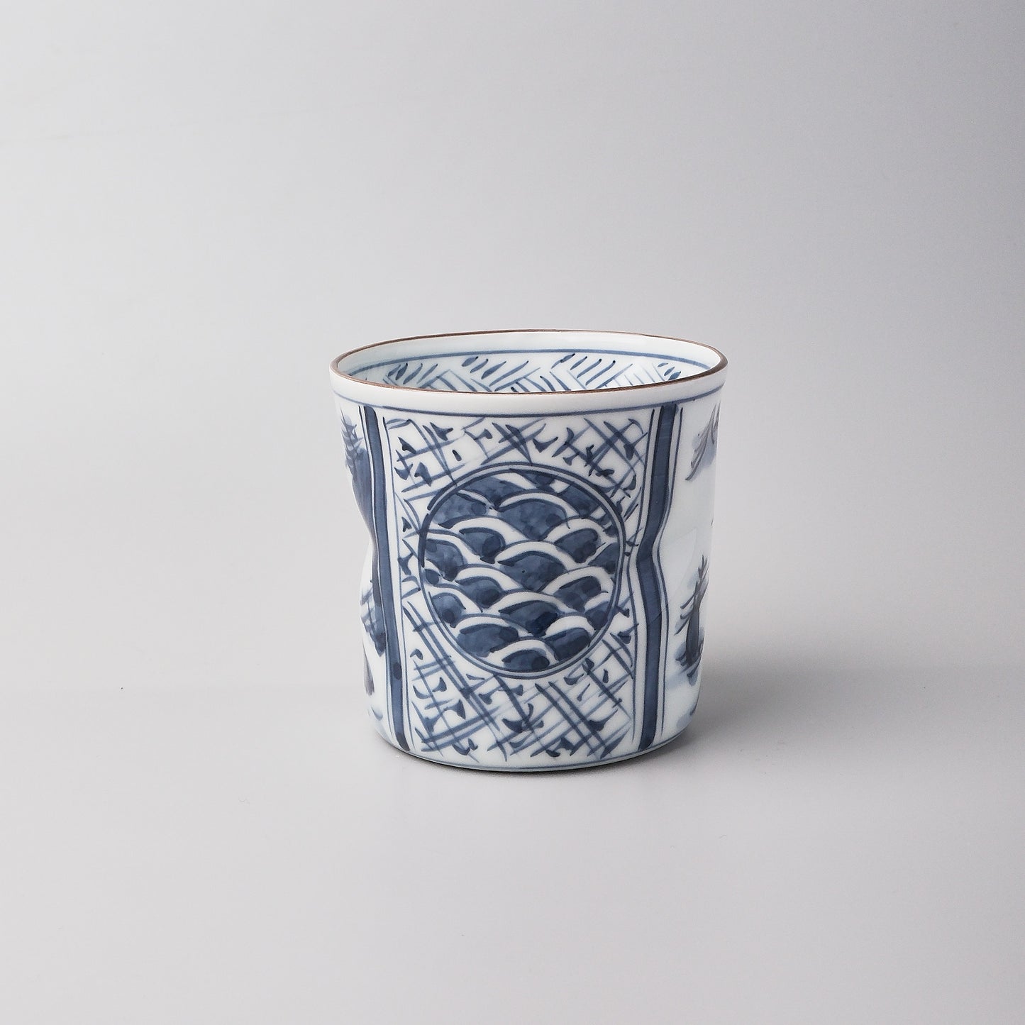 Hasami Ware Hand Painted Large Cup - Neji Sansui