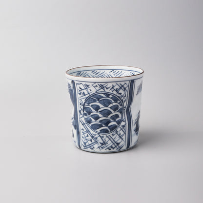 Hasami Ware Hand Painted Large Cup - Neji Sansui