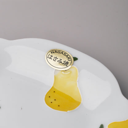 Hasami Ware Icchin Small Dish Plate - Pear