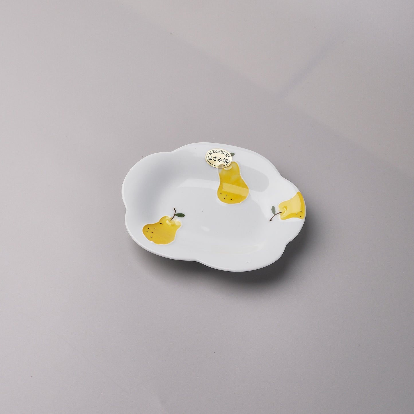 Hasami Ware Icchin Small Dish Plate - Pear