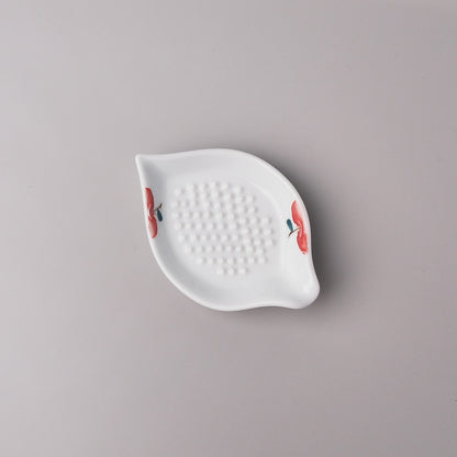 Hasami Ware Icchin Small Sauce Dish Grater - Apple