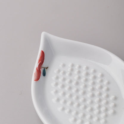 Hasami Ware Icchin Small Sauce Dish Grater - Apple