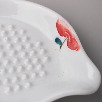 Hasami Ware Icchin Small Sauce Dish Grater - Apple