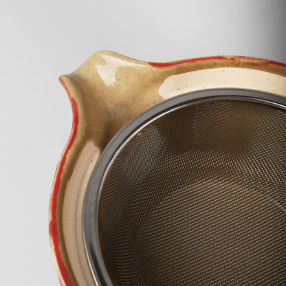 Hasami Ware Japanese Kyusu Teapot - Red Sakura