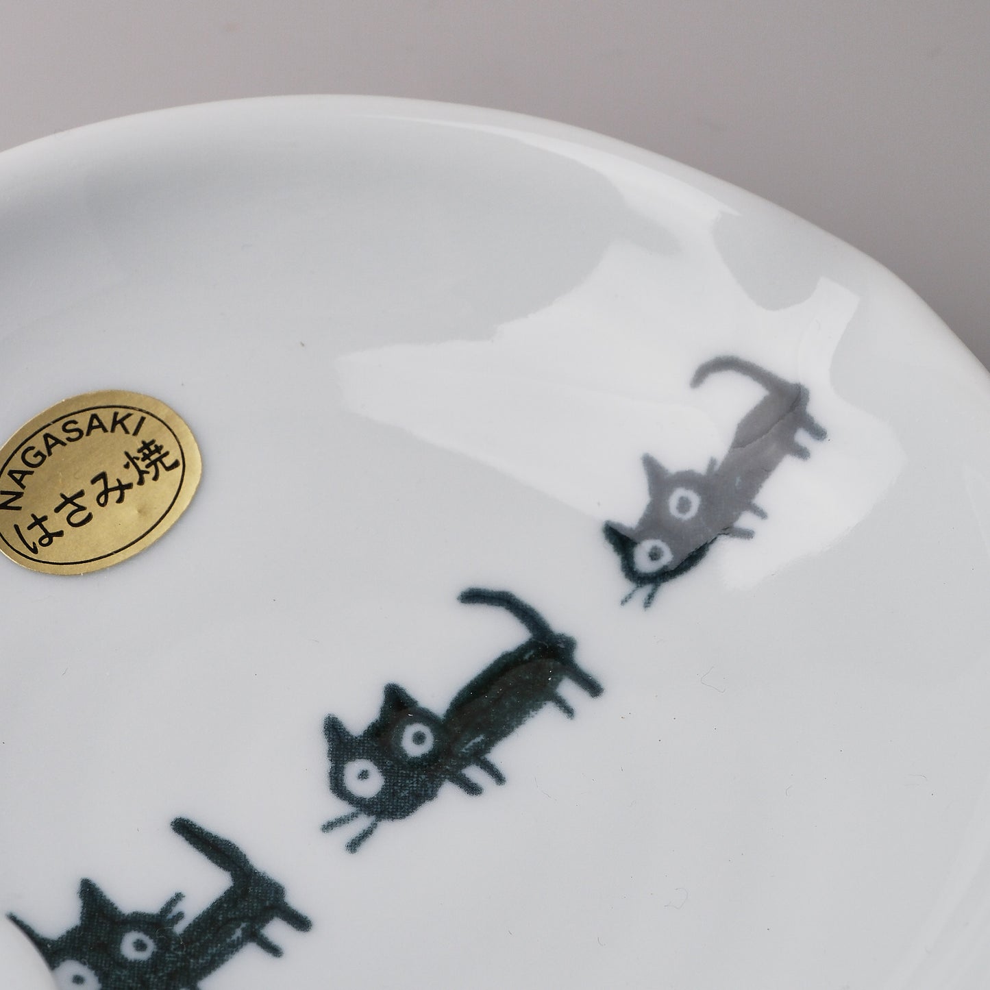 Hasami Ware Ladle Spoon Holder - Black Cat