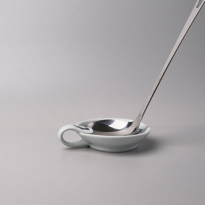 Hasami Ware Ladle Spoon Holder - Black Cat