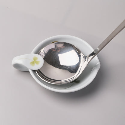 Hasami Ware Ladle Spoon Holder - Clover