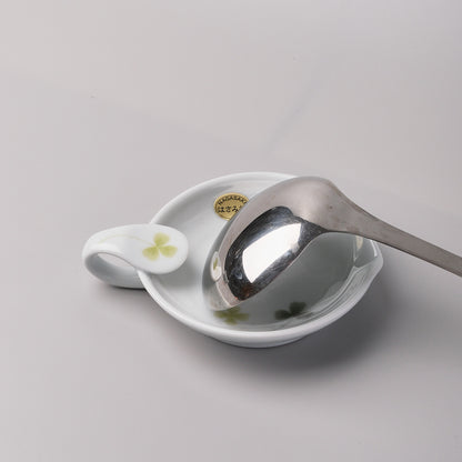 Hasami Ware Ladle Spoon Holder - Clover