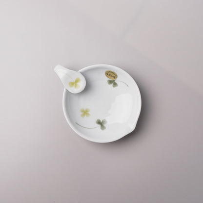 Hasami Ware Ladle Spoon Holder - Clover