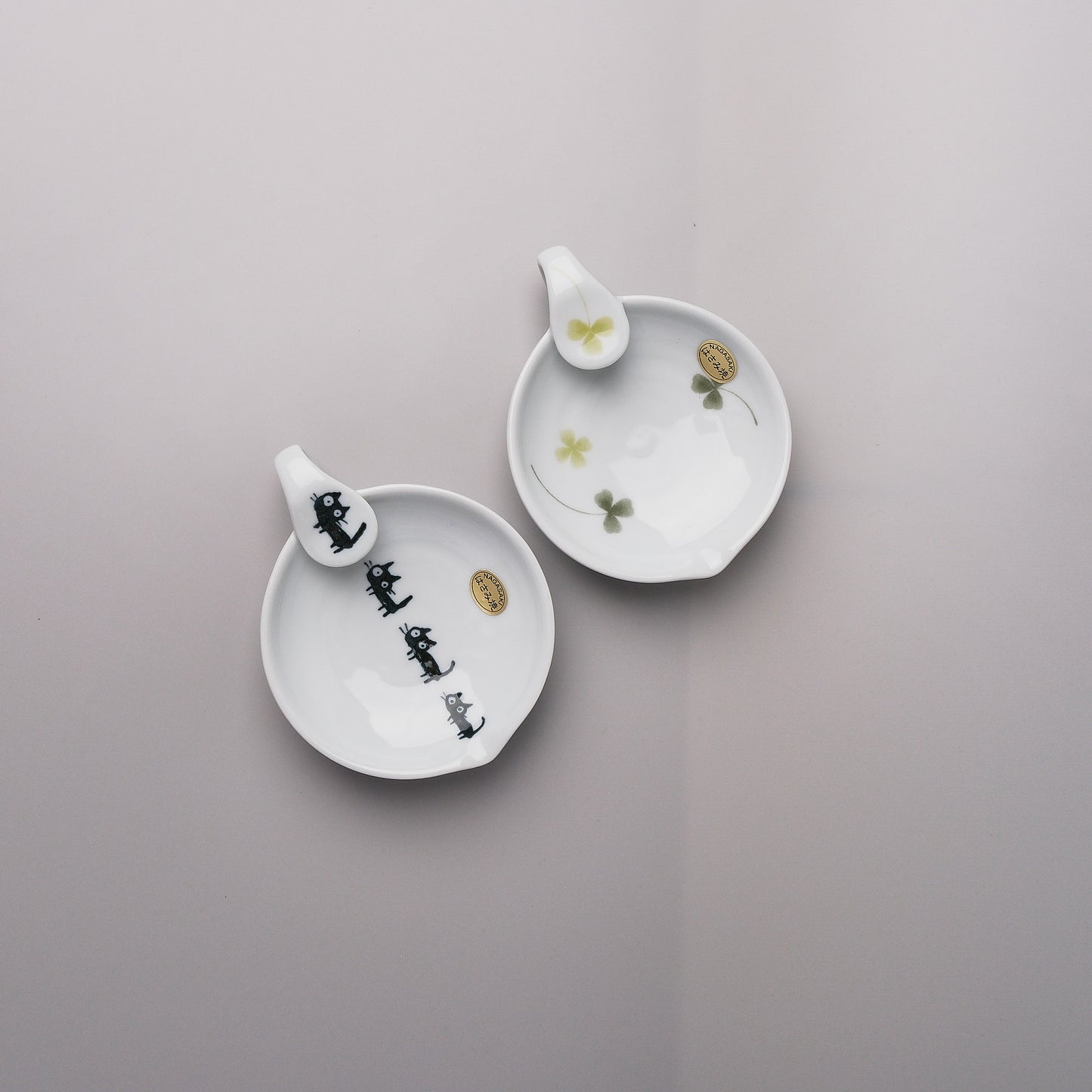 Hasami Ware Ladle Spoon Holder - Clover